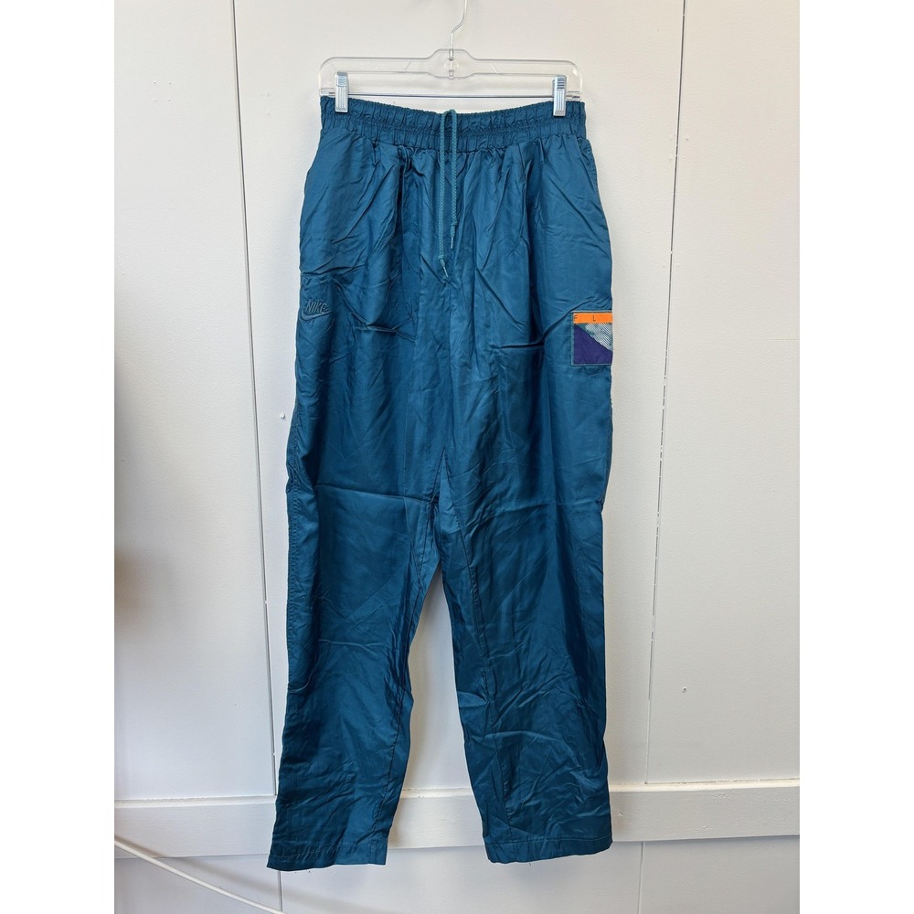 Vintage‎ Nike Pants Mens Large Teal Flight Nylon Track Windbreaker Warm Up 90s